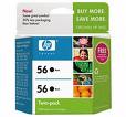 Mực đôi HP Twin Pack 02 x C6656A 19 ml x 2 cho máy in DJ 450 5160 5550 5650