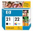 HP 21  22 Combo Pack  C9351AA và C9352AA 5 ml x 2