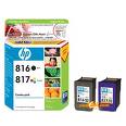 Mực in HP 816 và 817 Cartridge China Combo Pack: C8816AA và C8817AA 10 ml - 8 ml