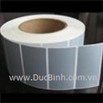 Giấy in tem nhãn mã vạch Decal bạc - mạ thiếc